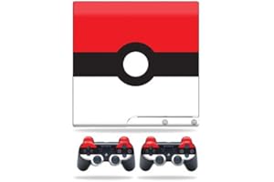 Skin Compatible with Sony PlayStation 3 PS3 Slim + 2 Controllers – Battle Ball | MightySkins Protective, Durable, and Unique 