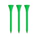 IZZO Golf Wood Golf Tees, 1.75 Inch, Neon Green (Pack of 200)