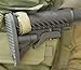 Ultimate Arms Gear IDF Israeli Defense Forces Slip On Black Sling Mount Strap Loop Adapter Rifle Shotgun Velcro Attachment with D-Ring Fits on Wooden Polmer Fixed Sporter Stocks
