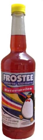 Frostee Snow Cone Syrup, Watermelon, 32 Ounce (Pack of 12)