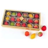 Biermann Marzipan (ASSORTED FRUIT) GIFT BOX (GOLD) [FOOD]