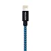 KOOTION MFI Certified L (2x1m/3.2ft Cord)ightning Cable / iPhone Charging Cable for iPhone X, 8, 8 Plus, 7, 7 Plus, 6s, 6s Plus, 6, 6 Plus, SE, 5s, 5c, 5, iPad Mini(Blue)