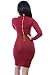 Long Sleeve Turtleneck Bodycon Dress