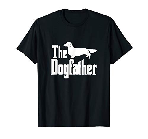 The Dogfather T Shirt Long Haired Dachshund Funny Dog Gift Buy