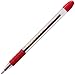 Pentel BK91B R.S.V.P. Stick Ballpoint Pen, 1mm, Trans Barrel, Red Ink, Dozen