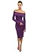 PattyBoutik Women's Off Shoulder Long Sleeve Dress