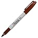 Sharpie Pen Style Permanent Marker - Marker Point Style: Point - Ink Color: Brown - 1 Each