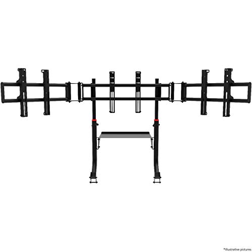 Extreme Sim Racing Triple Tv Stand Addon Upgrade for Wheel Stand SXT