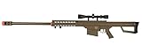 UKARMS Lancer Tactical M82 Spring Bolt Action Sniper Airsoft Rifle + Scope (Dark Earth)