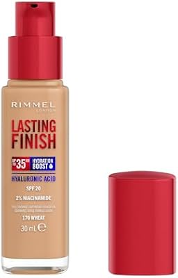 Rimmel london, acabamento duradouro, base, 170 - trigo, 30ml