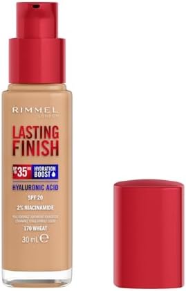 Rimmel london, acabamento duradouro, base, 170 - trigo, 30ml
