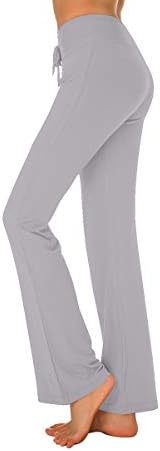 Women's Bootcut Yoga Pants Comfortable High Waist Drawstring Lounge Pants