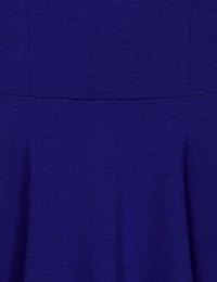 Ckuvysq Vestido de media manga para mujer, estilo retro de los años 50, estilo casual