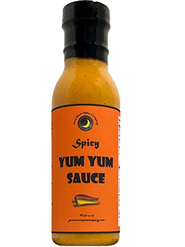 Premium | YUM YUM Sauce | SPICY Version | Low Cholesterol | Crafted in Small Batches with Farm Fresh Herbs for Premium Flavor and Zest