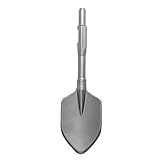 TR Industrial TR89102 Clay Spade Scoop Shovel Bit for Electric Demolition Jack Hammer, Silver