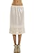 MELODY Long double lace satin half slip skirt extender underskirt- 24