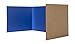 Flipside Products 12”x 48” Assorted Color Study Carrel, Red, Green, Blue, Yellow Privacy Boards, Student Privacy and Focus Booth for The Classroom, Desk Divider Cubby for Tests, Made in USA - 24 Pack