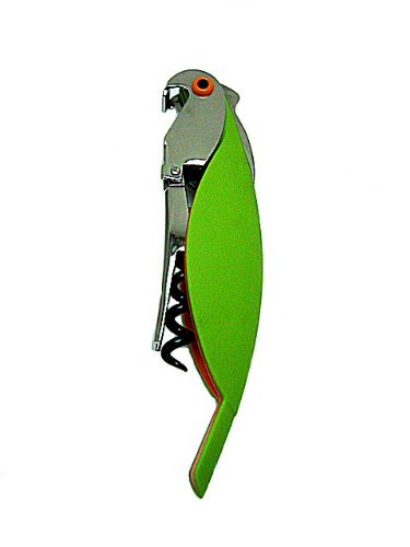 Parrot Shape Corkscrew Wine Opener (Green)