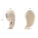 AIYIBEN Wireless Headphones Portable Bluetooth Single Earbuds Smallest Cordless Hands-Free Mini Earphones Headset with Mic & Noise Reduction for Phones (Skin)
