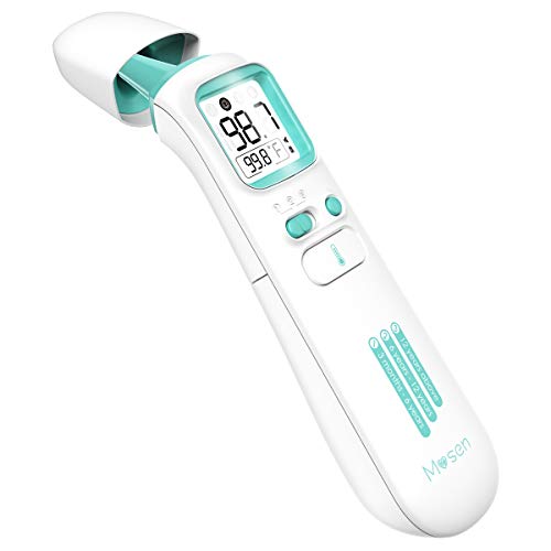 Mosen Medical Infrared Thermometer for Baby, Adults, Body Surface Space, Forehead and Ear Thermometer, Memory Function…