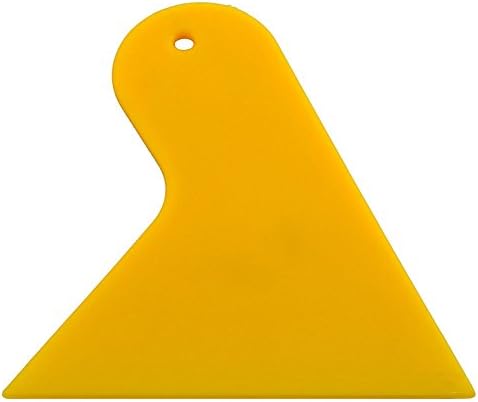 YUYUGO 2 Pieces Practical Vehicle Car Window Film Wrap Tint Application Installation Scraper Tools Set Kit (Yellow)