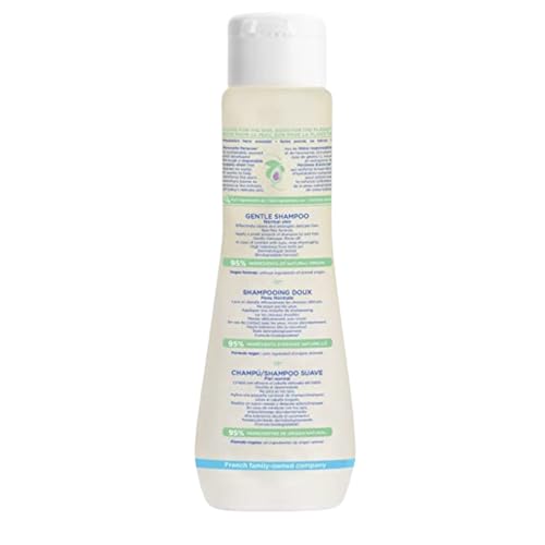 MUSTELA BABY GENTLE SHAMPOO WITH NATURAL AVOCADO – HAIR CARE FOR KIDS OF ALL AGES & HAIR TYPES – TEAR-FREE & BIODEGRADABLE FORMULA – 16.9 FL. OZ.