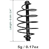 5-pcs-Carp-Fishing-Spring-Feeder-02oz-24-Bait-Inline-Coarse-Fishing-Tackle
