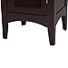 4-Shelf Storage Cabinet with Doors | Bayfield Dark Espresso 2-Door Linen Cabinet with Shelf
