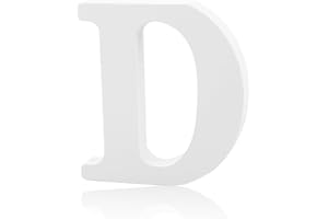 Decorative Wood Letters, GLADFRESIT 26 Standing Letters Alphabet Letters for Children Baby Name Wedding Birthday Party Home Wall Decoration 4"