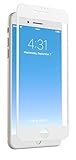 ZAGG InvisibleShield Glass + Luxe Screen Protector for Apple iPhone 8 Plus, iPhone 7 Plus, iPhone 6s Plus, iPhone 6 Plus – White