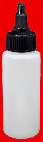 8 - Wide Mouth 2oz HDPE Cylinder Bottle with Twist Open/Close Nozzle - Thumbnail 2