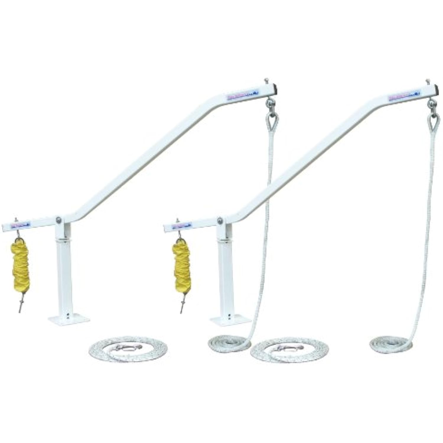 Dock Edge + Side Mooring Arms and Wake Watcher Mooring System Lines and