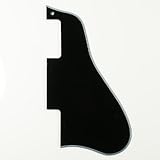 (E83) 5-Ply Jazz Archtop Guitar Pickguard Fits ES-335 style guitar,Black