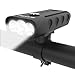 BCXYMQ USB Rechargeable Bike Light Front, 3 LED 1000 Lumen Runtime 10 Hours Built in Battery Bicycle Headlight Waterproof Accessories Aluminum Alloy Cycling Light Safety Flashlight