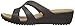 crocs Women's Sanrah Strappy Wedge Sandal, Espresso, 9 M US