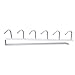 UNKE 6 Hooks Cup Holder Hang Kitchen Cabinet Under Shelf Storage Rack Organiser Hook (White)