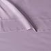 Amazon Basics Lightweight Super Soft Easy Care Wrinkle Free Microfiber 3 Piece Bed Sheet Set with 14-Inch Deep Pockets, Twin, Frosted Lavender, Solid, Kids, Men & Women Bedding