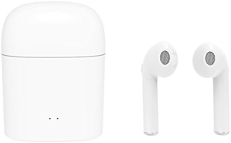 Wireless Earbuds Stereo Earphones,GAOREN Cordless Sport Headsets with MIC,Bluetooth Headphones with Charging Case for iPhone 8 Plus,X,7 Plus,6s,Sansung and more Android phone.[White]