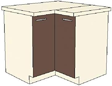 Kuchen Eckunterschrank 89x89 Cm Fur Modell Mary 240 Eiche Chamonix Hell Dunkel Amazon De Kuche Haushalt