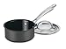 Cuisinart GG19-14 GreenGourmet Hard-Anodized Nonstick 1-Quart Saucepan with Cover, Black/Stainless