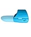 Fuzu Fingertip Massager Patented, Neon Blue