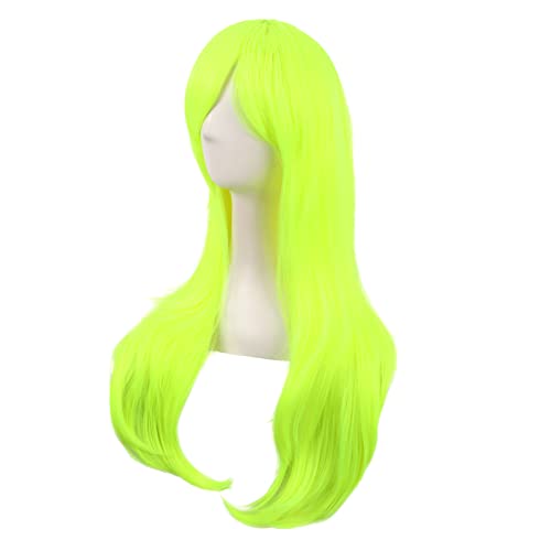 MapofBeauty 28 Inch/70 cm Women Side Bangs Long Curly Hair Cosplay