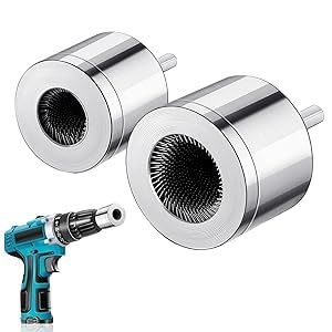 2PCS Copper Pipe Cleaners for Drill 15+22mm: Upgraded Carbon Steel Drill Tube Cleaning Brush, Copper Pipe Cleaner Plumbing Tools Efficient Deburring Tool for Electric Drill Bit