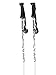 WSD Ski Poles Adult Downhill Alpine 2018 Model Aluminum Silver Ski Poles Pair with Baskets