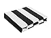 Kuality Black White Striped Soft Microfiber Easy Care Bedding Duvet Cover Wrinkle, Stain & Fade Resistant, Full/Queen Size, Stripe Pattern
