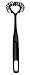 Whisk for Non Stick Pans, Spiral Flat Whisk for Sauces, Gravies (Black)