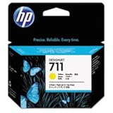 HP CZ136A HP711 Ink Cartridge, 29 ml, 3/PK, Yellow