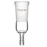 StonyLab Glass Straight Inlet Adapter with 24/40