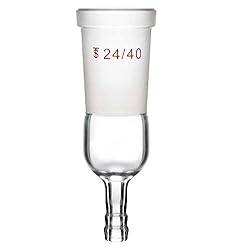 StonyLab Glass Straight Inlet Adapter with 24/40