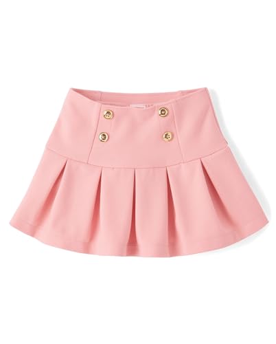 Gymboree,Girls,and Toddler Ponte Knit Skort,Fuzzy Pink Pleated,3 Years